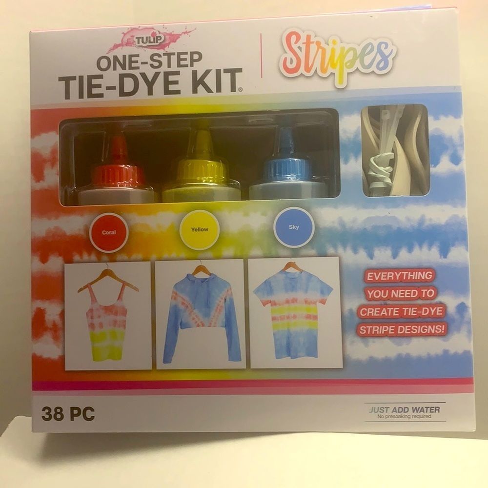 Tulip One Step Tie Dye Kit 38 pc Stripes